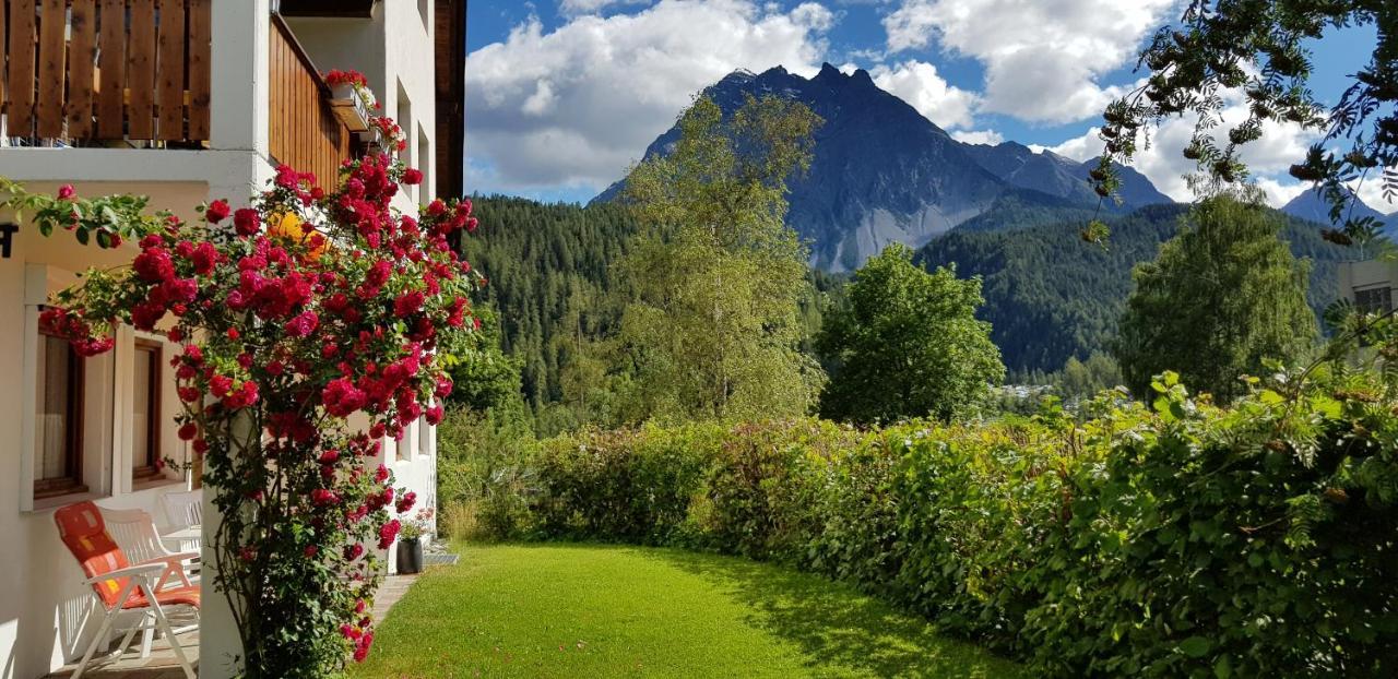 Appartement Melcher Sotcha Dadaint 654 Scuol Eksteriør billede